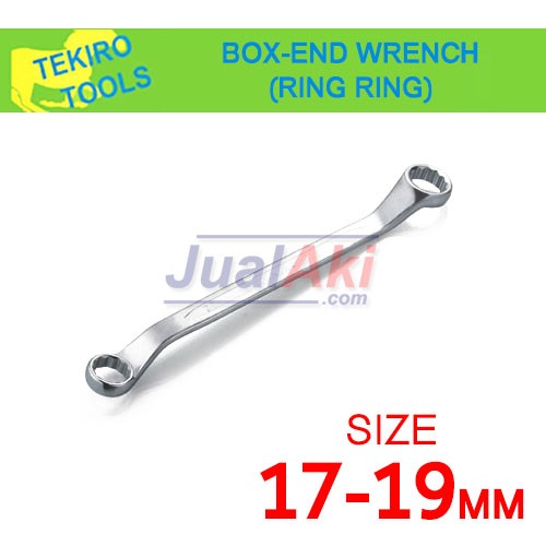 Foto Produk TEKIRO Kunci Ring Ring 17x19 - Box End Wrench (Ringring) dari JualAki
