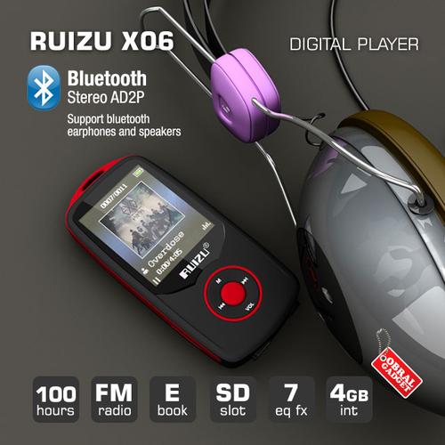Foto Produk RUIZU X06 Digital Audio MP3 MP4 Video Player High Quality Lossless SQ - Biru dari Obral Gadget