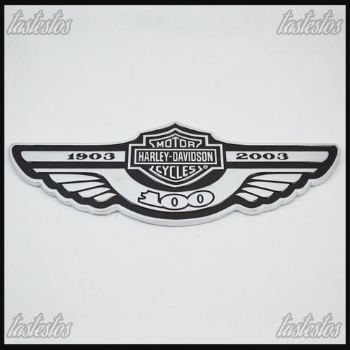 Gambar Emblem Harley Davidson 100th Full Metal Solid dari TasTesTos Jakarta Selatan Tokopedia