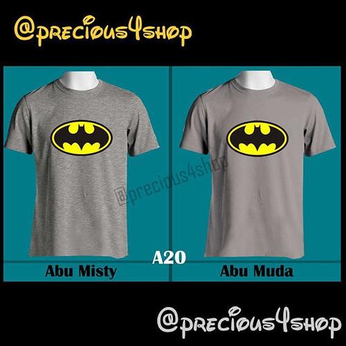 Jual BATMAN Classic Logo Abu Misty vs 