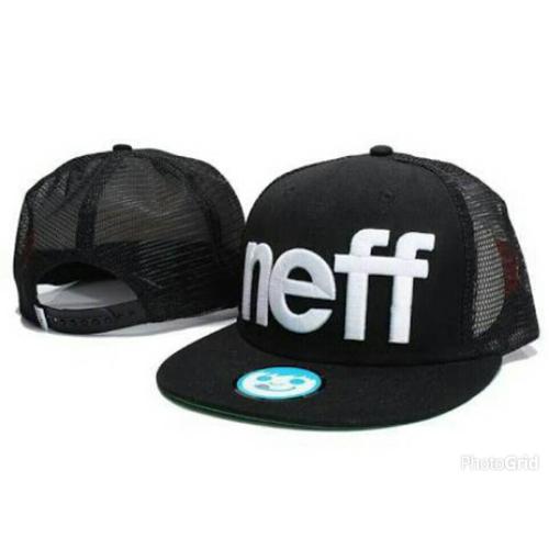 Topi / Cap / Hat Trucker Neff - Black 