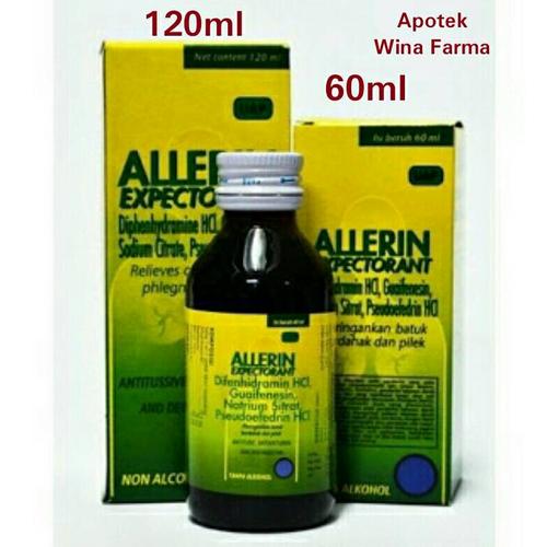 Foto Produk Allerin Expetorant Sirup 120ml dari MeJiKu Shop