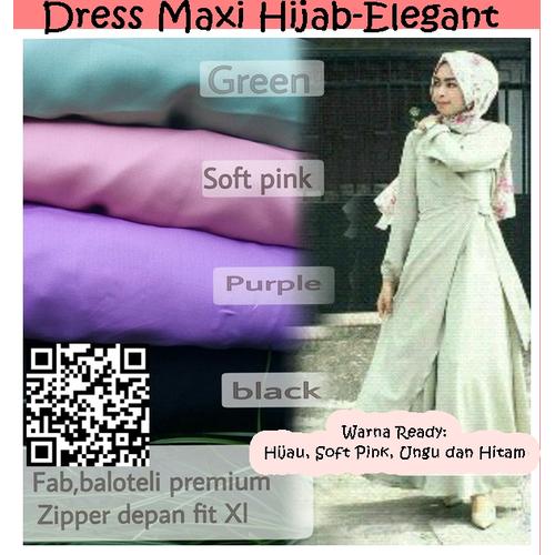 Gambar Dress Hijab Elegant dari LaPelosa Shop Kab. Bogor Tokopedia