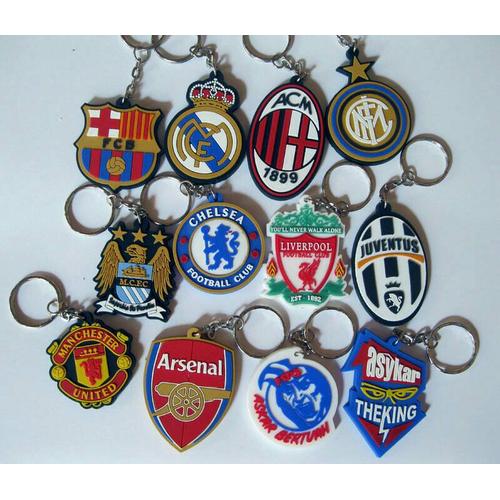 Foto Produk souvenir pernikahan gantungan kunci karet club bola dari reyhan souvenir