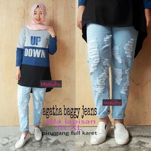 Jual Supplier Hijab Realpict : agatha 