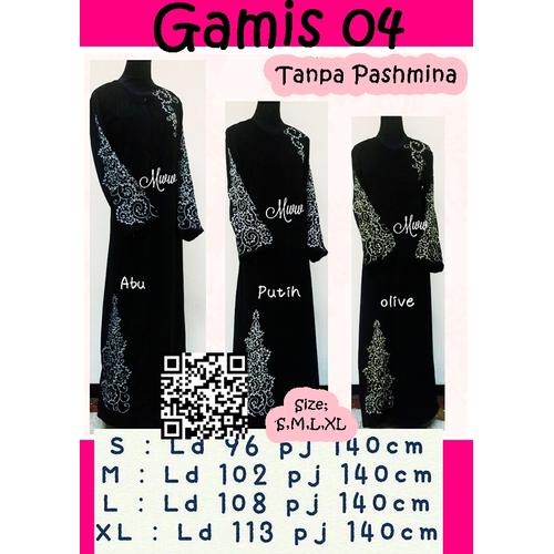 Gambar Gamis 04 dari LaPelosa Shop Kab. Bogor Tokopedia