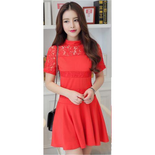 xmas merah gaun pesta natal perempuan 