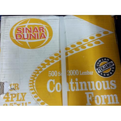 Jual Kertas Continuous form NCR 4rangkap SiDU - Jakarta Utara - Toko ...