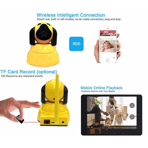Foto Produk CCTV IP Camera Wifi P2P HD 720p, Yoosee, Wirelesss Baby Monitor puppy dari Elenna-Store