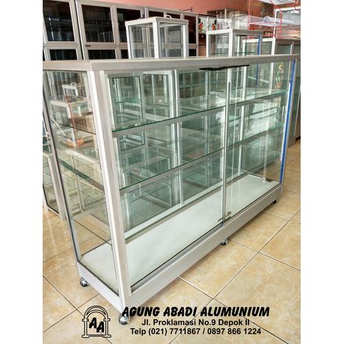 Foto Produk Etalase Kaca 1.5 Meter dari Agung Abadi Alumunium