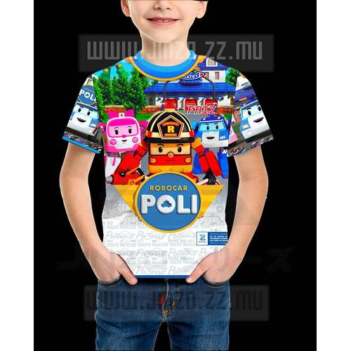 Foto Produk Baju Anak Kartun Karakter Poli Robo Car 2 dari Jinzo Series