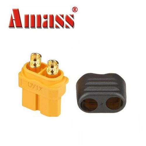 Gambar Amass XT60+ Plug Connector With Sheath Housing Female XT60 dari TokoHELI Jakarta Utara Tokopedia