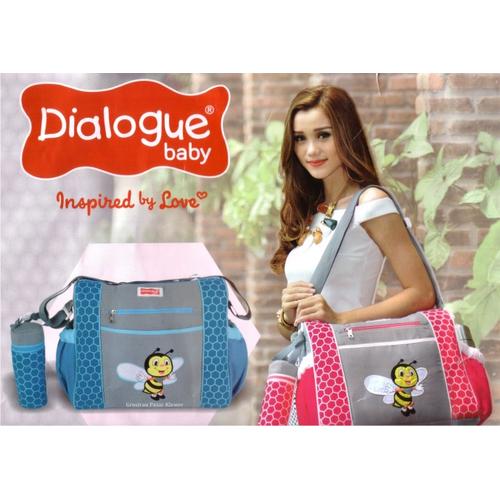 Foto Produk Tas Perlengkapan Bayi Besar Simple Embro Dialogue Bee Series DGT 7121 dari Grosir Pasar Klewer Solo