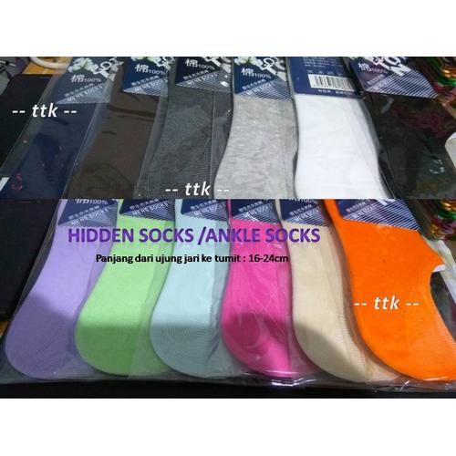 Foto Produk ANGKLE SOCKS/KAOS KAKI PENDEK/HIDDEN SOCKS/MATA KAKI/UNISEXS dari bajumls