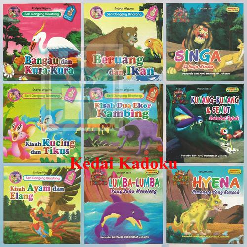 Foto Produk Buku Anak Buku Cerita Bergambar Seri Dongeng Bilingual Full Colour dari Kedai Kadoku