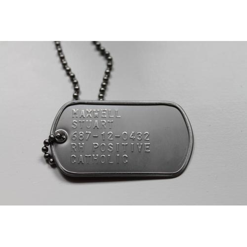 a dog tag