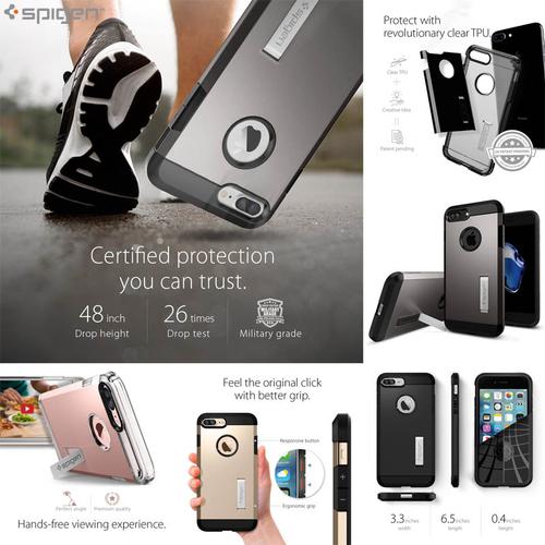 Foto Produk iPhone 7 Plus Spigen Tough Armor Case casing cover armor bumper keren dari sarungcasinghp