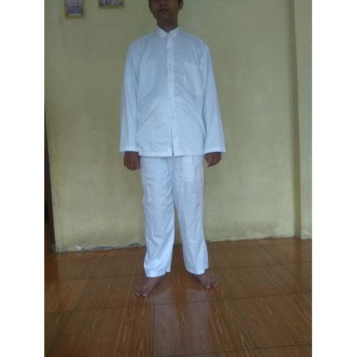 Foto Produk setelan koko pangsi putih polos/ haji umroh dari aamaleeq