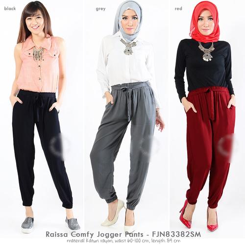 Jual Raissa Comfy Jogger Pants / celana 