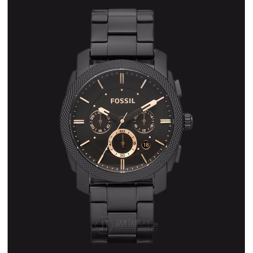 Foto Produk Fossil FS4682 Machine Chronograph Dark Brown Dial Black Stainles dari Watchpedia Indo