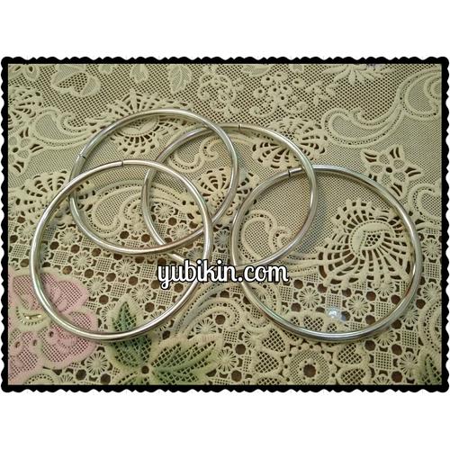 Foto Produk Ring Besi 7cm Nickel warna Silver Tipis dari Yubikin Craft