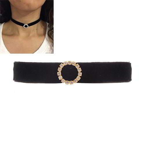 Gambar RBD6DB kalung choker diamond round dari Kereta Narsis undefined Tokopedia
