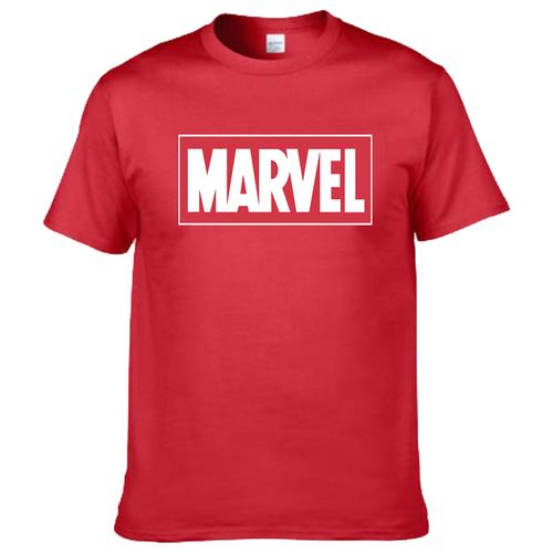 Jual Kaos Logo Marvel 100% Cotton 