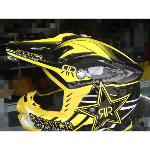 Jual helm cross rockstar - Jakarta 