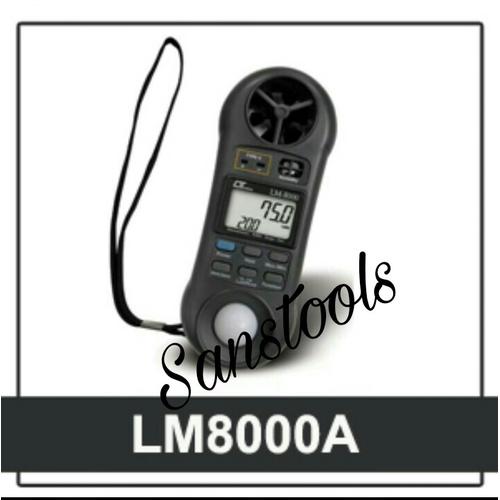 Jual lutron lm8000 anemometer hummidity light meter thermometer asli