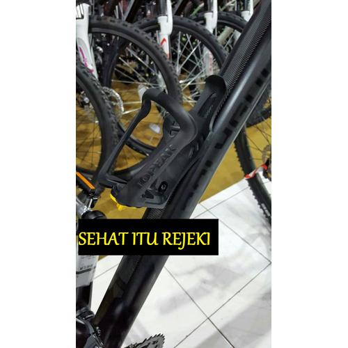 Foto Produk TEMPAT BOTOL MINUM SEPEDA/ADJUSTABLE MODULA CAGE EX TOPEAK (100% ORI) - Hitam dari Sehat Itu Rejeki
