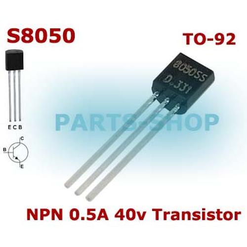 Jual S8050 8050 / 8050SS 500mA 40v npn transistor DIP TO-92 - Kota ...