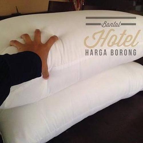 Foto Produk bantal cinta hotel murah silicon / silikon , lebih bagus dari dacron dari putra go