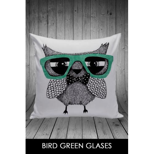 Foto Produk Bantal Dekorasi Sofa / Mobil - Bird Green Glases dari Adelgio