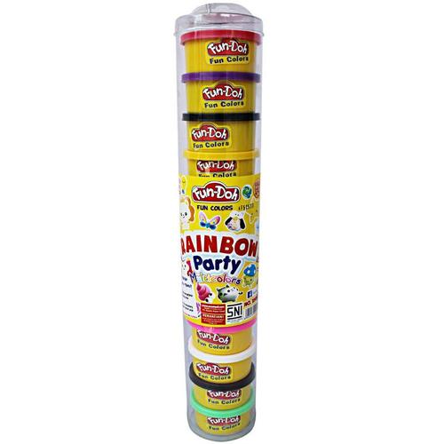 Foto Produk Mainan Lilin Fun Doh Rainbow isi 12 / Refill Fun Doh dari theona.tata