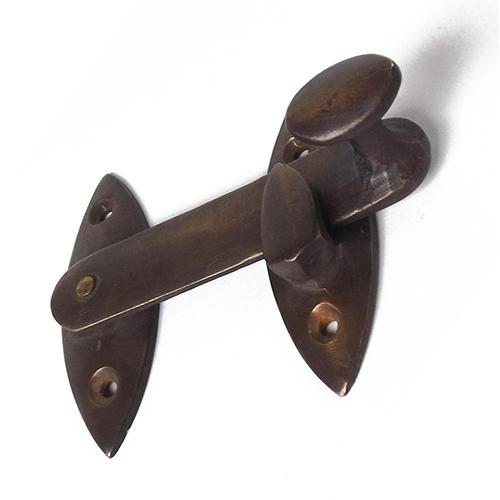 Foto Produk 2-3/8" Kunci Pengait Pintu Kuningan / Brass Latch - HLA1603 - Latch dari Heritage Brass