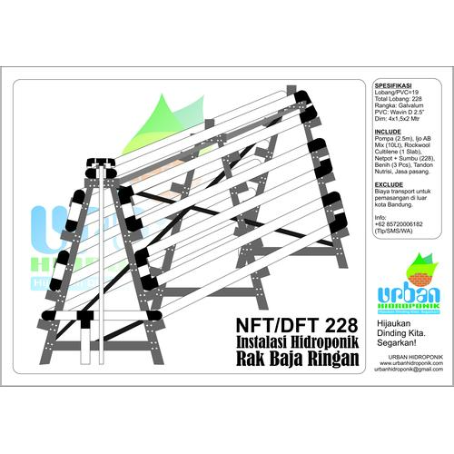 Foto Produk Rak Hidroponik NFT 6 Tingkat 228 Lobang dari Urban Hidroponik
