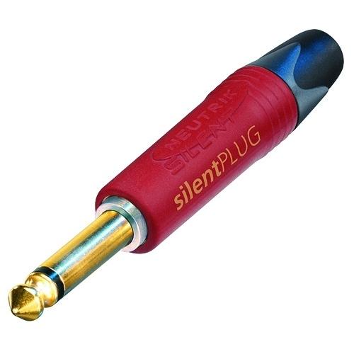 Neutrik Nl4fx Neutrik NP2X-B 1/4" TS Mono Jack Plug – Black With Gold Contacts & Color Boot Neutrik 1/4 Jack - Foto 3
