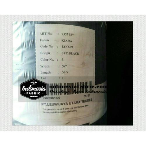 Foto Produk Kain Jetblack Jet Black Kiara / MTA dari Toko Kain Grosir