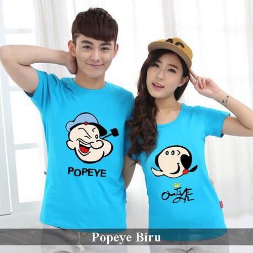 Foto Produk Kaos Couple | Baju Couple | Baju Pasangan | Kaos Popeye | Kaos Lucu dari koleksi baju couple