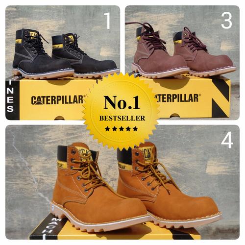 Jual Sepatu Pria Caterpillar Boots Safety Bahan Kulit Asli Ready 3 Warna -  Jakarta Pusat - Ningrat Store | Tokopedia