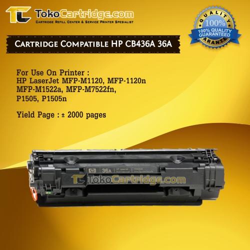 Jual Compatible Toner Cartridge HP CB436A 36A, Printer HP LaserJet M1120 -  Kota Surabaya - TokoCartridgeOnline | Tokopedia
