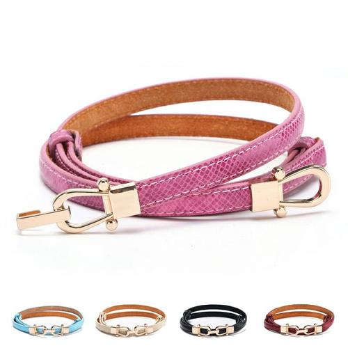 For Women Fashion Leather Cowskin Belt 