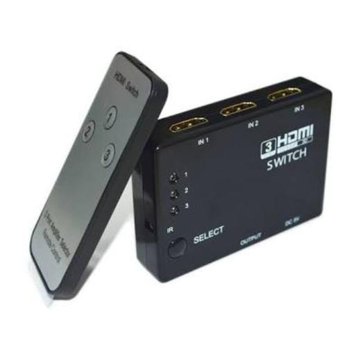 Foto Produk HDMI SWITCH 3 PORT FULL HD 1080P WITH REMOTE / HDMI SWITCHER dari VN STORE ONLINE
