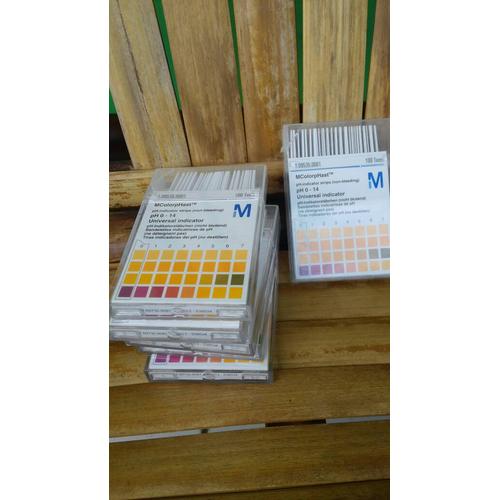Gambar kertas ph merck | ph paper mcolorphast 0-14 ori german dari promo diskon bandung Kab. Bandung Tokopedia
