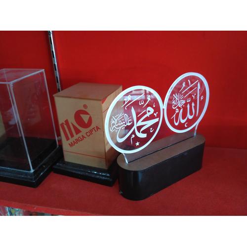 Jual Hiasan Kaligrafi Bahan Akrilik Lampu Led Kab Banyumas Rlaba Tokopedia