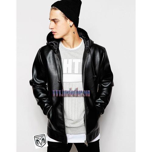 Gambar Jaket Kulit Hoodies P678 dari alphaleather undefined Tokopedia