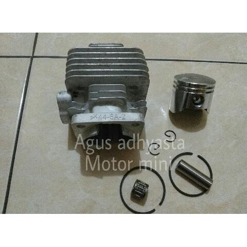 Foto Produk Blok piston seher zk 44 pocket bike motor mini gp trail mini atv mini dari Agus adhyasta motor mini