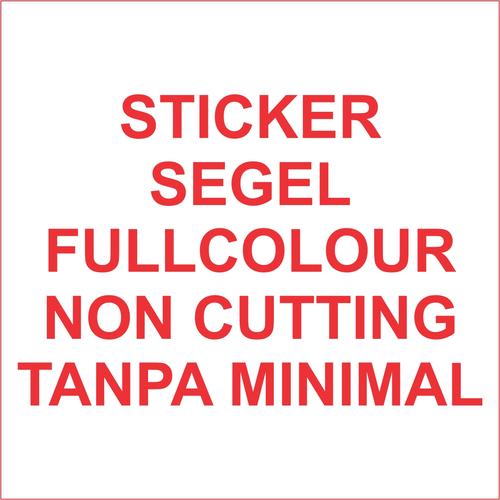 Gambar Stiker segel Garansi fullcolour noncutting (bahan pecah telur) dari Samurai Printing Kab. Tegal Tokopedia