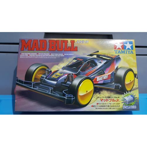 Tamiya 18056 Mini 4WD MAD BULL Jr. – Échelle 1/32 – Neuf En Boîte