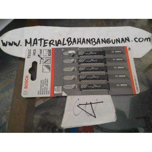 Jual mata jigsaw bosch t 111 c panjang 10 cm mata gergaji mesin besi Kota Depok Toko Citra